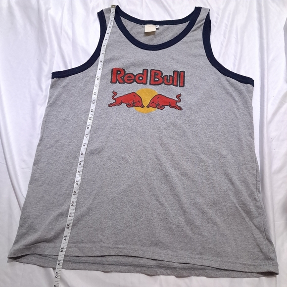 Red bull | Grey & blue men's graphic tank top - Picture 7 of 9